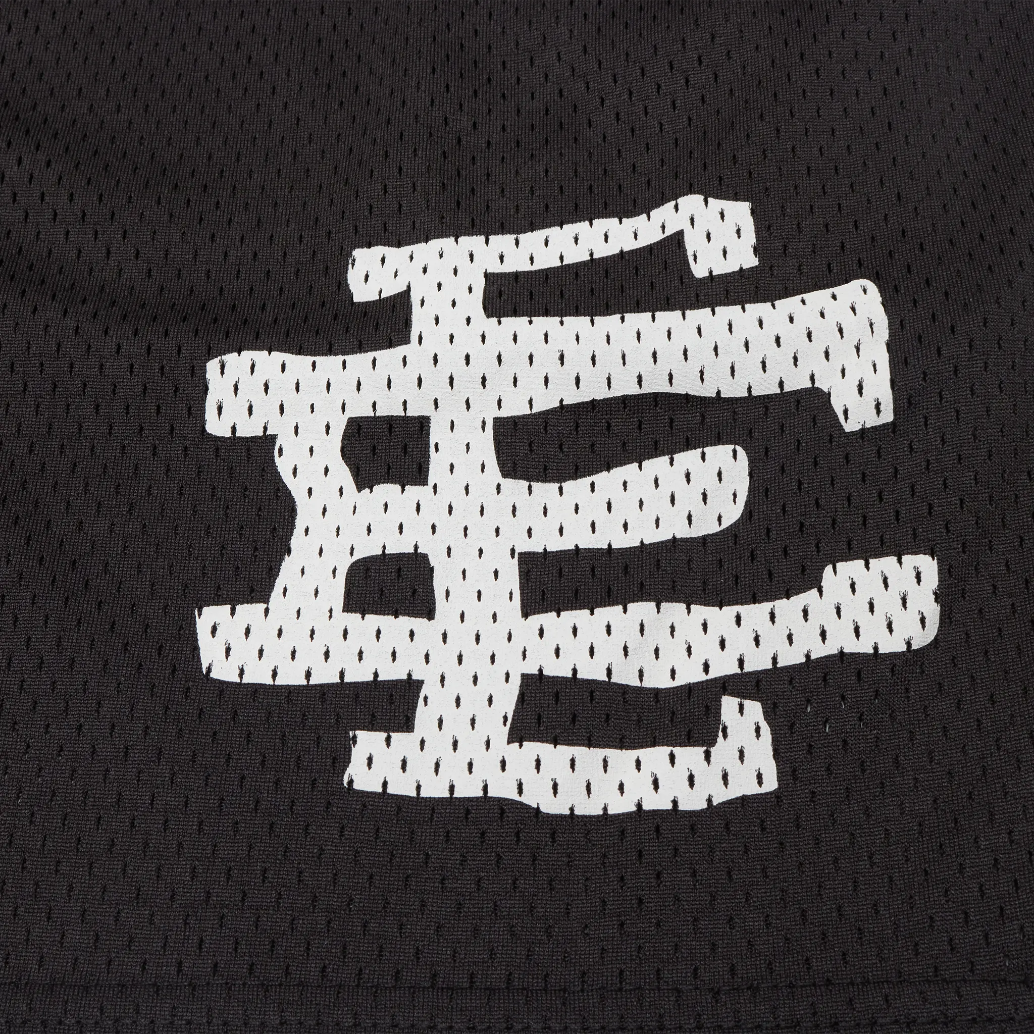 Detailed View of Eric Emanuel EE Akimbo Tyrrell Winston Black White Shorts (FW24)